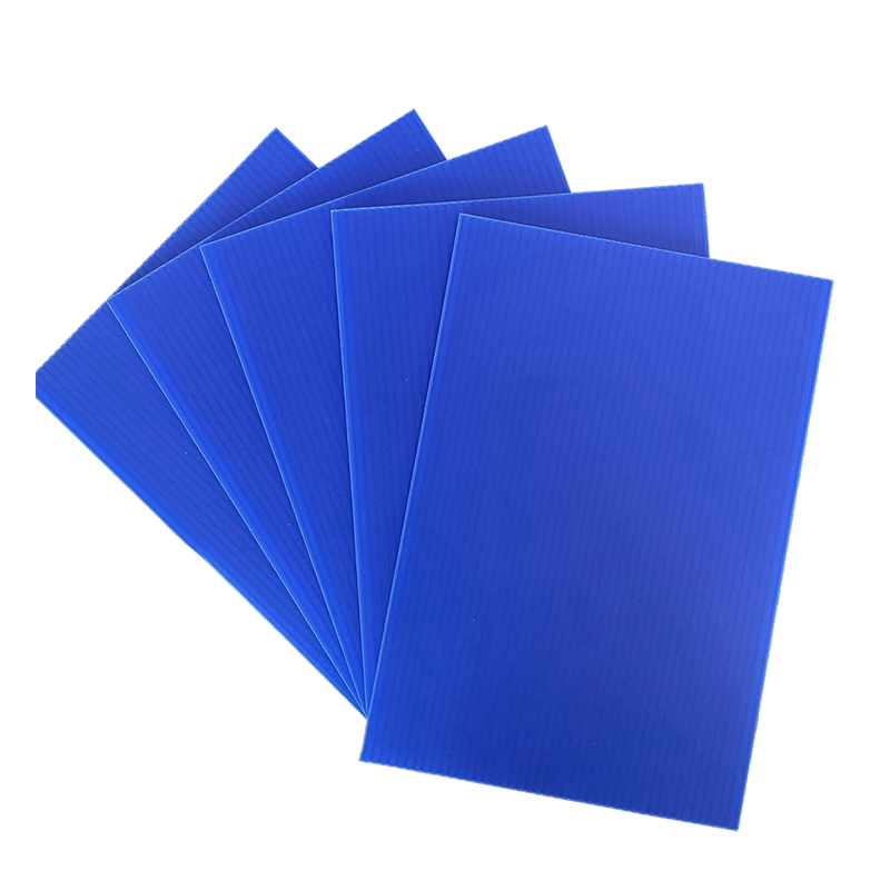 Lámina de plástico hueca de PP corrugado impermeable de colores