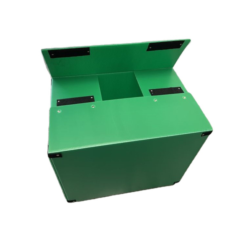 Caja de rotación de plástico corrugado PP reutilizable