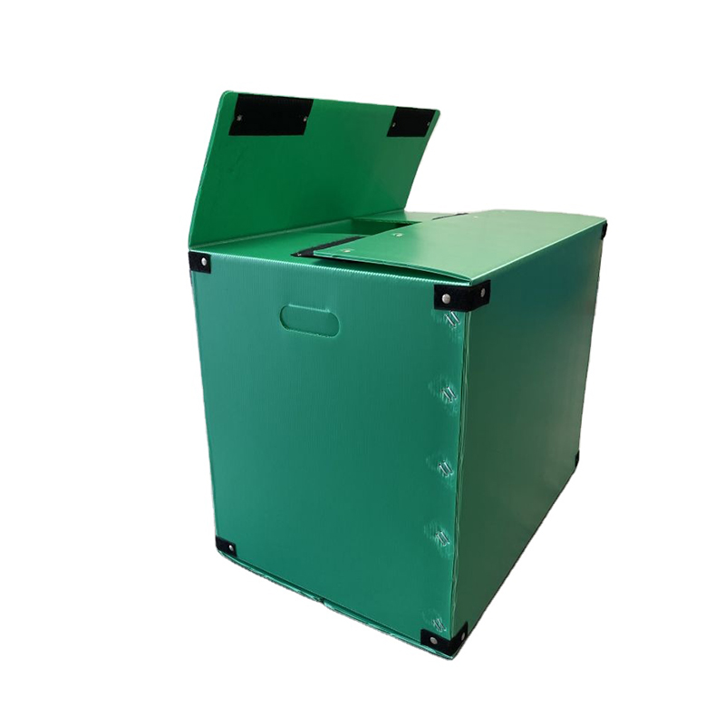 Caja de rotación de plástico corrugado PP reutilizable