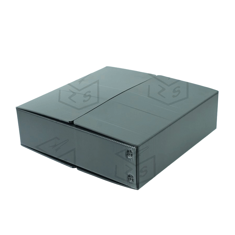 Caja de envío corrugada de PP rectangular reutilizable