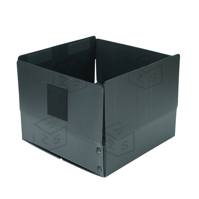 Caja de envío corrugada de PP rectangular reutilizable