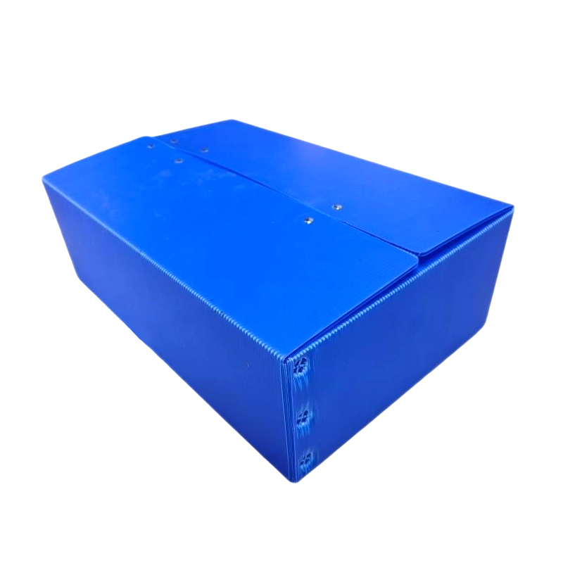 Caja de envío corrugada de PP rectangular reutilizable