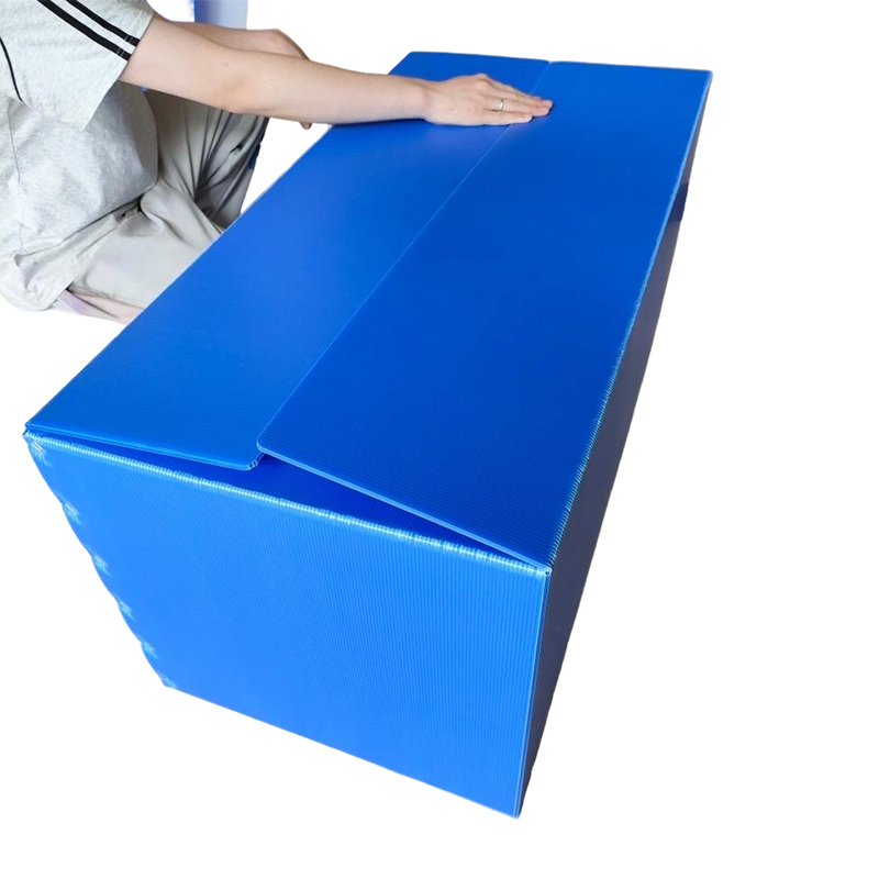 Caja de cartón hueco corrugado de PP apilable e impermeable