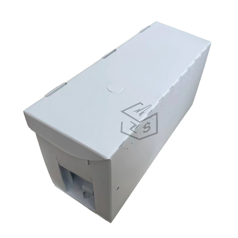 Caja de plástico corrugado perforada transpirable