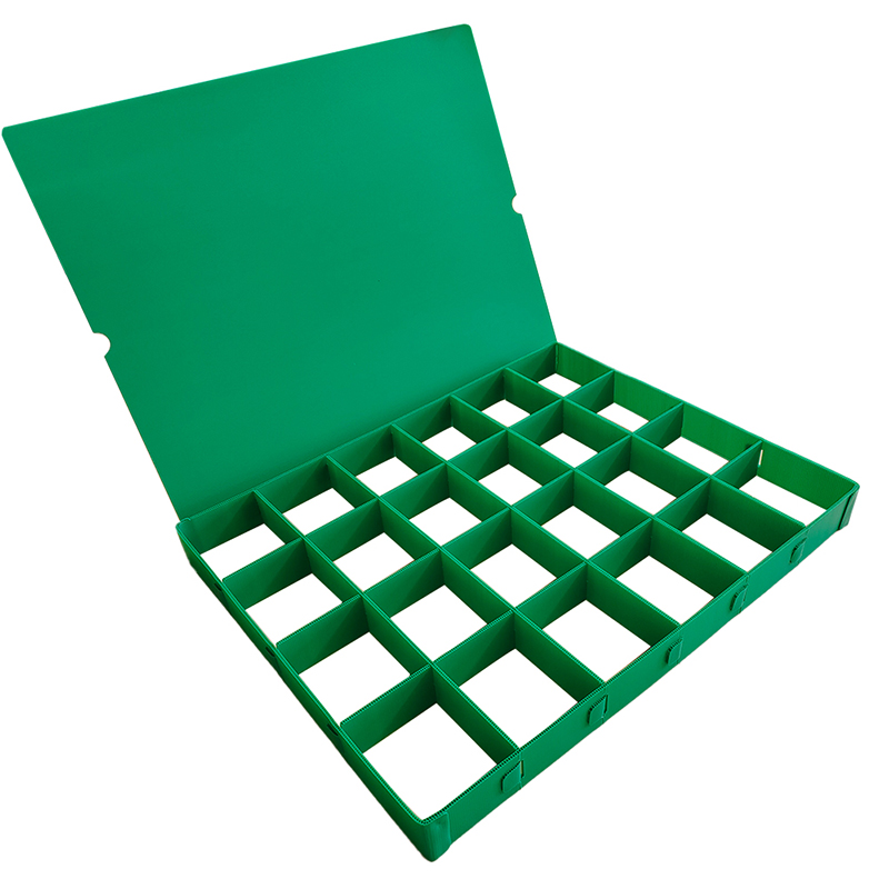 Caja de clasificación de hardware de tablero hueco de PP Coroplast dividido