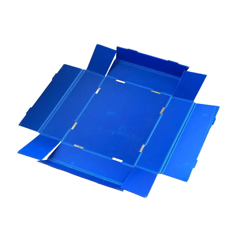 Caja de cubierta superior e inferior de plástico corrugado plegable resistente al polvo