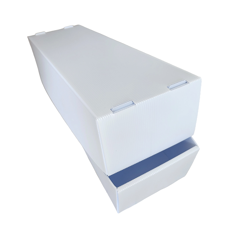 Caja de plástico para mariscos corflate apilable a prueba de humedad
