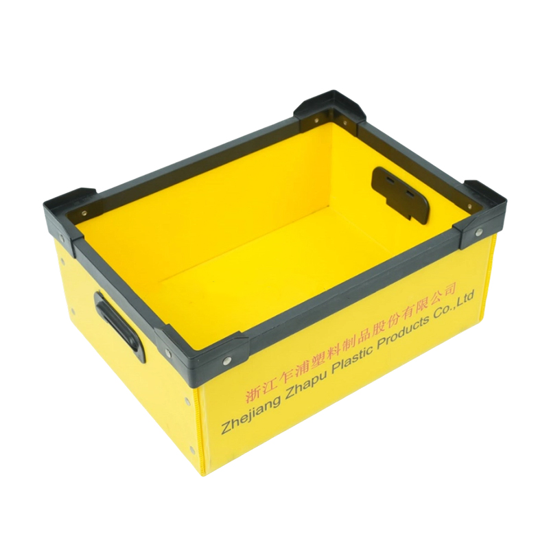 Caja de soporte anidada de plástico corrugado con marco reforzado