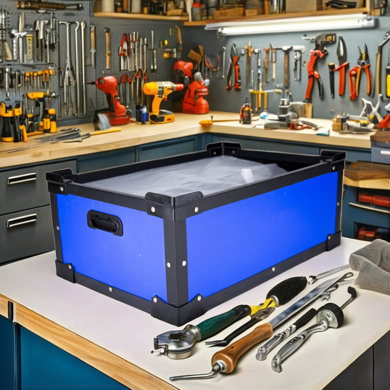 Caja de plástico corrugado impermeable para anidar con orificio para la mano