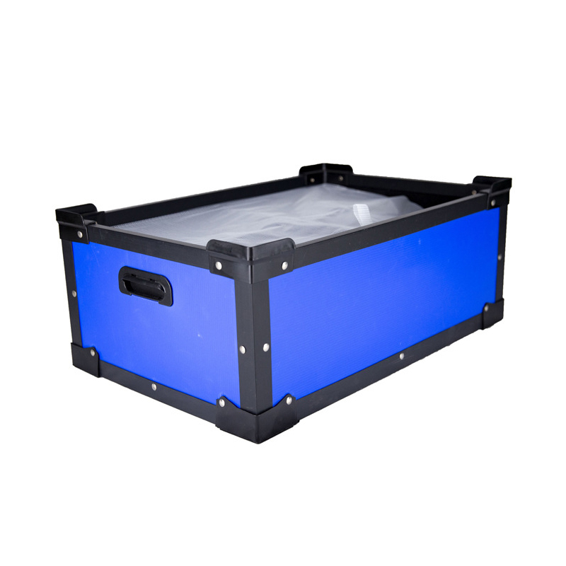 Caja de plástico corrugado impermeable para anidar con orificio para la mano