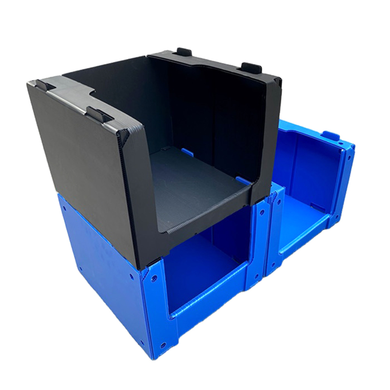 Contenedor de cartón hueco para flauta de corflat plegable
