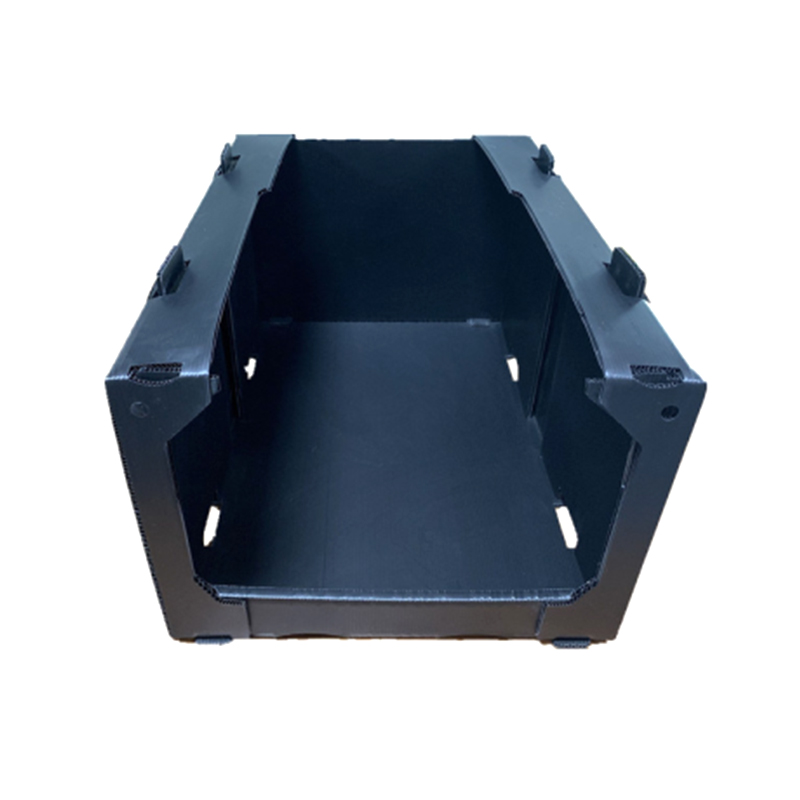 Contenedor de cartón hueco para flauta de corflat plegable