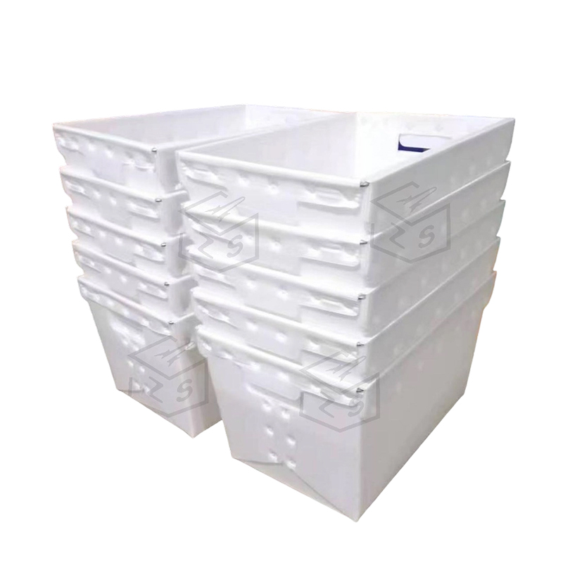 Contenedor de correo de plástico corrugado reciclable
