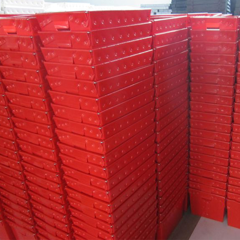 Contenedor de correo de plástico corrugado reciclable