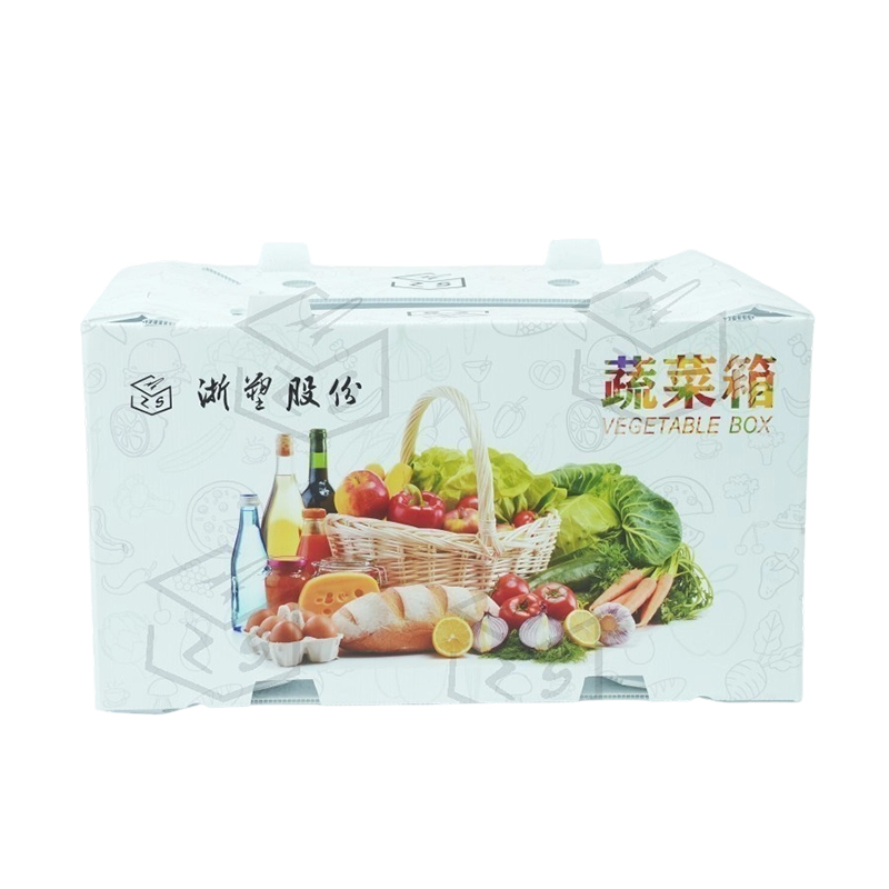 Caja de frutas de corflauta de PP impermeable y reutilizable