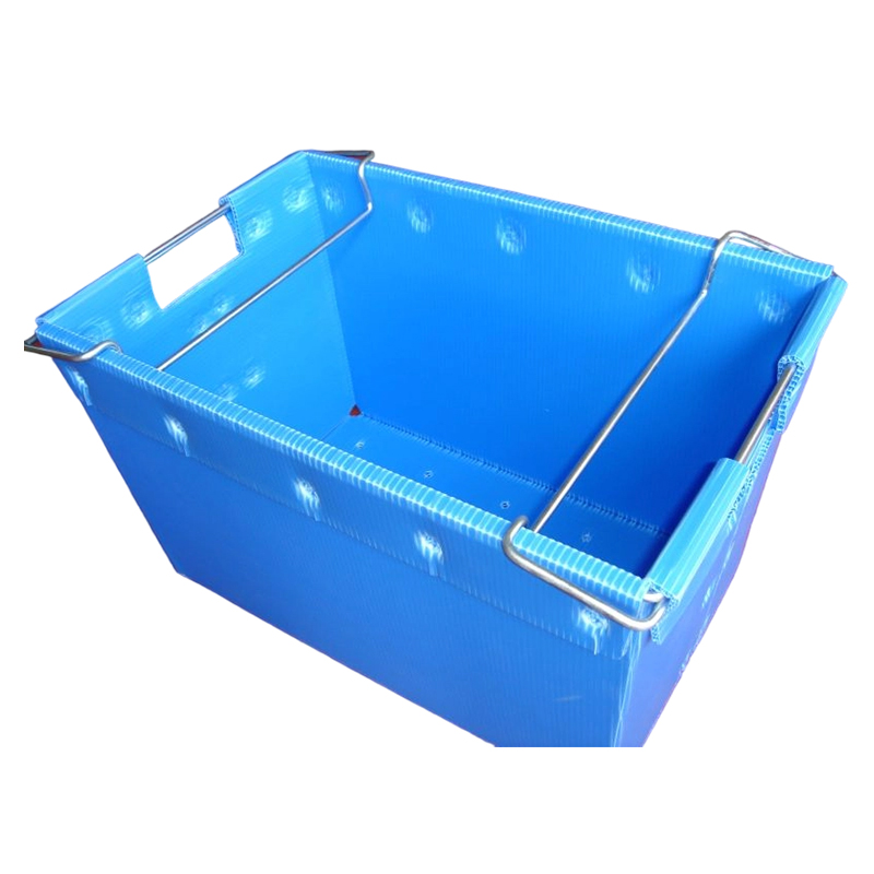 Totes de correo apilables de plástico corrugado