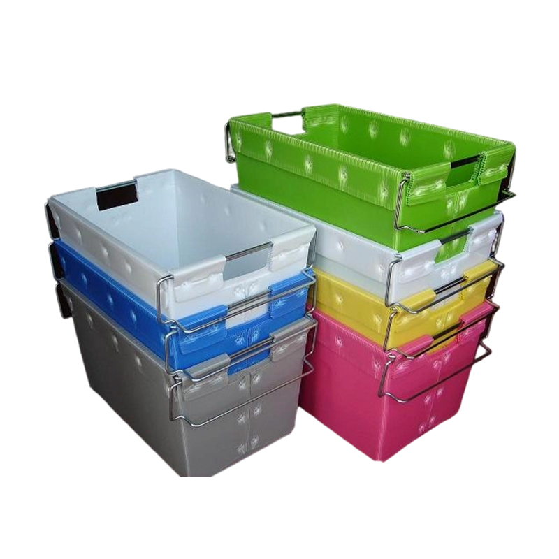 Totes de correo apilables de plástico corrugado