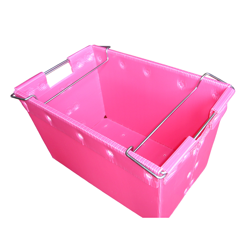 Totes de correo apilables de plástico corrugado
