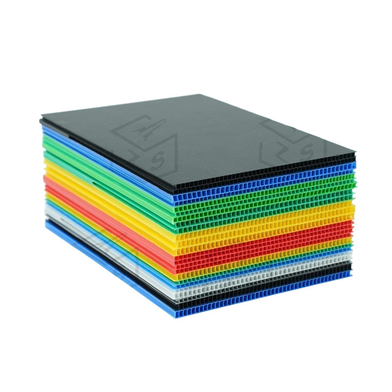 Lámina protectora de suelo corrugada de PP antiestática impermeable