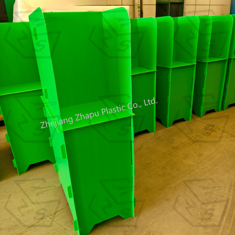 Soporte electoral de plástico corrugado de privacidad portátil impermeable