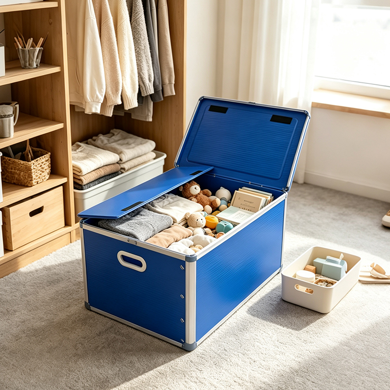 Caja de plástico corrugado
